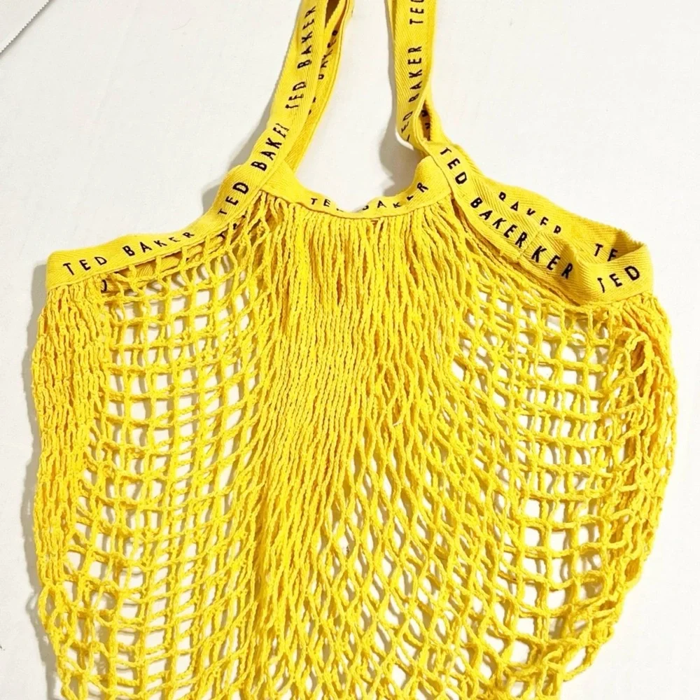 TED BAKER printed on the straps Mesh for carrying groceries or beach essentials